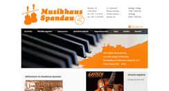 Desktop Screenshot of musikhausspandau.de