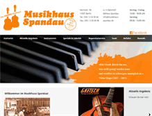 Tablet Screenshot of musikhausspandau.de